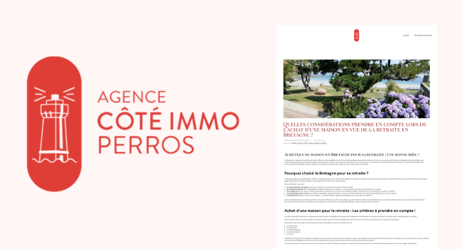 Cas Client - Agence Immobiliere - Perros Guirec Cotes Armor